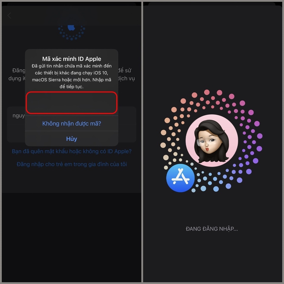 Cách đăng nhập iCloud bằng iPhone hoặc iPad bước 3